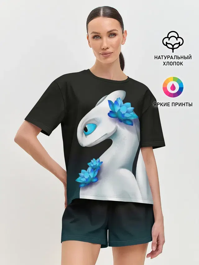 Женская пижама с шортами