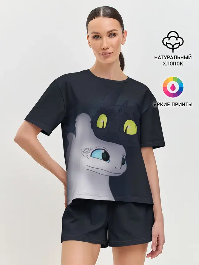 Женская пижама с шортами