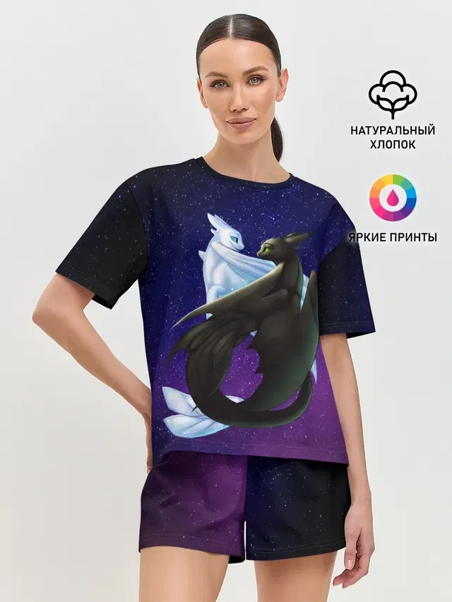 Женская пижама с шортами