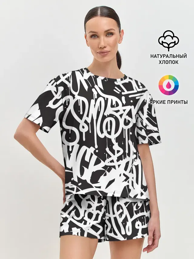 Женская пижама с шортами