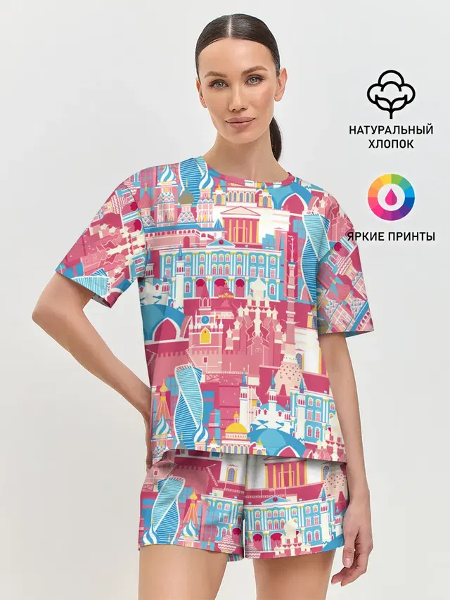 Женская пижама с шортами