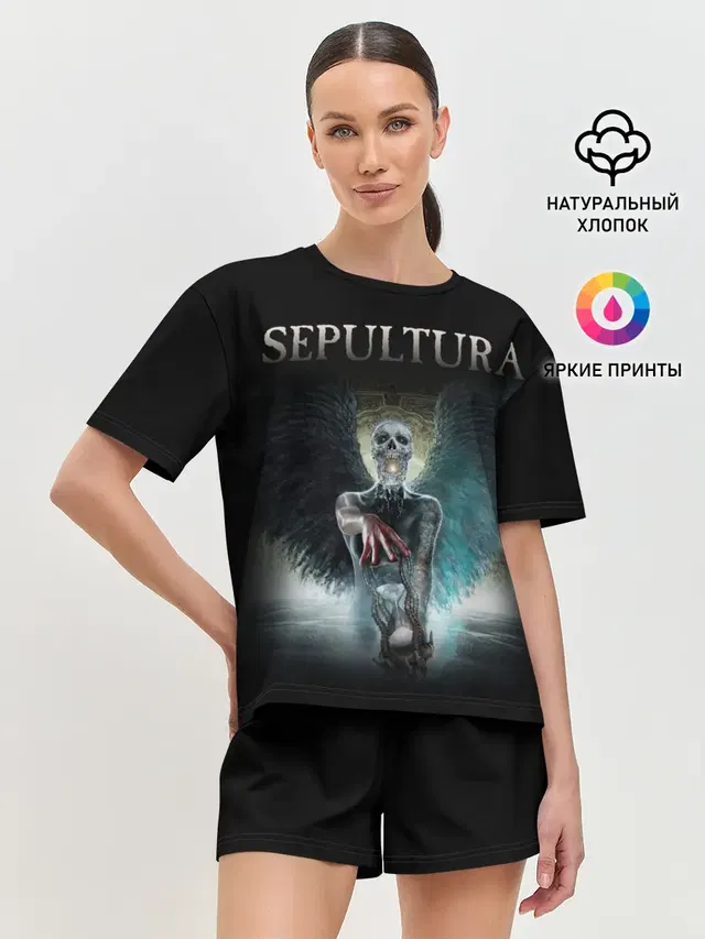 Женская пижама с шортами