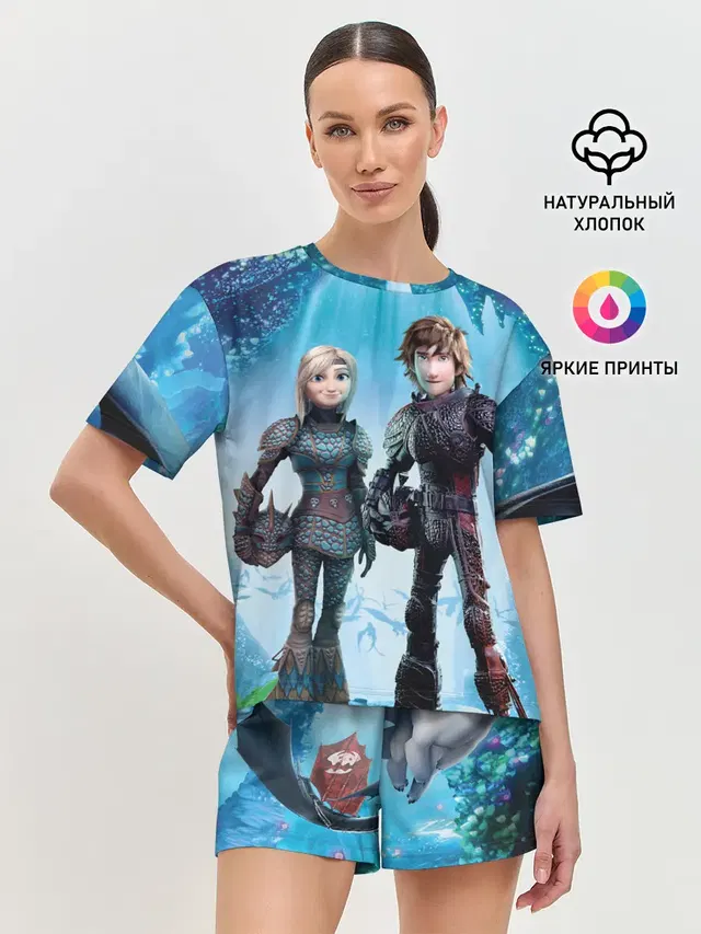 Женская пижама с шортами