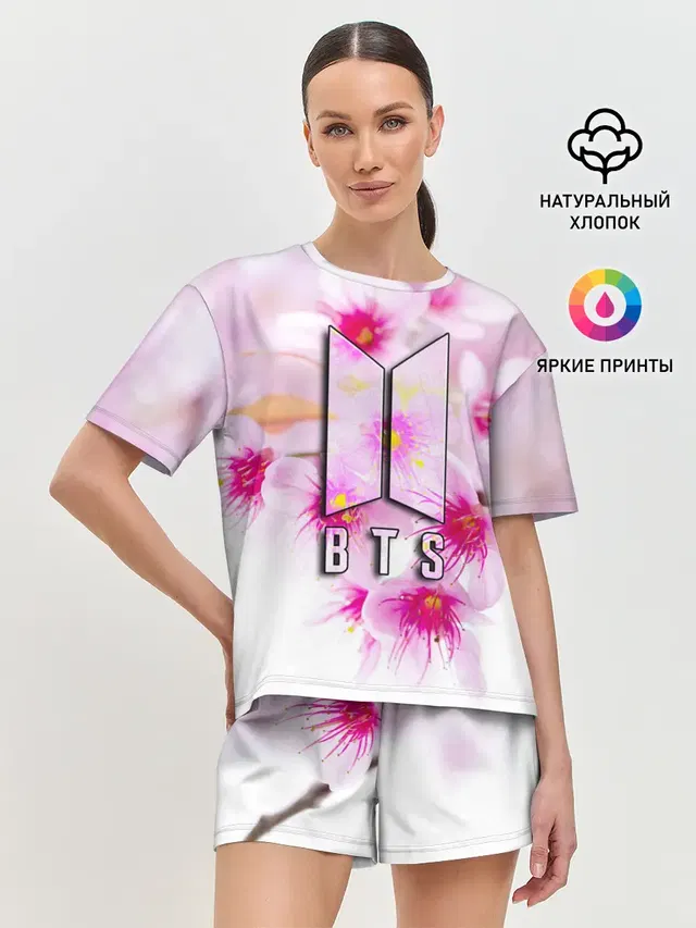 Женская пижама с шортами