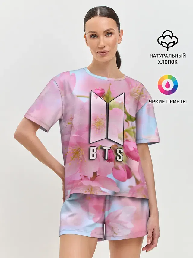 Женская пижама с шортами