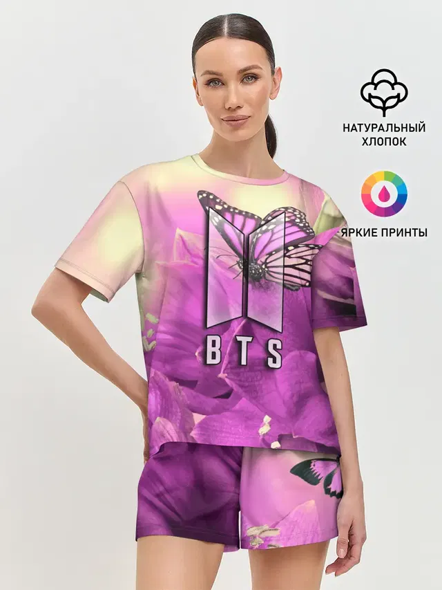 Женская пижама с шортами
