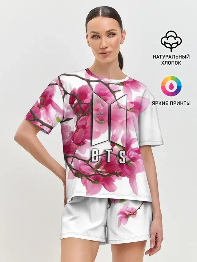 Женская пижама с шортами