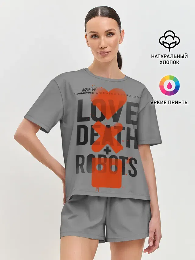 Женская пижама с шортами