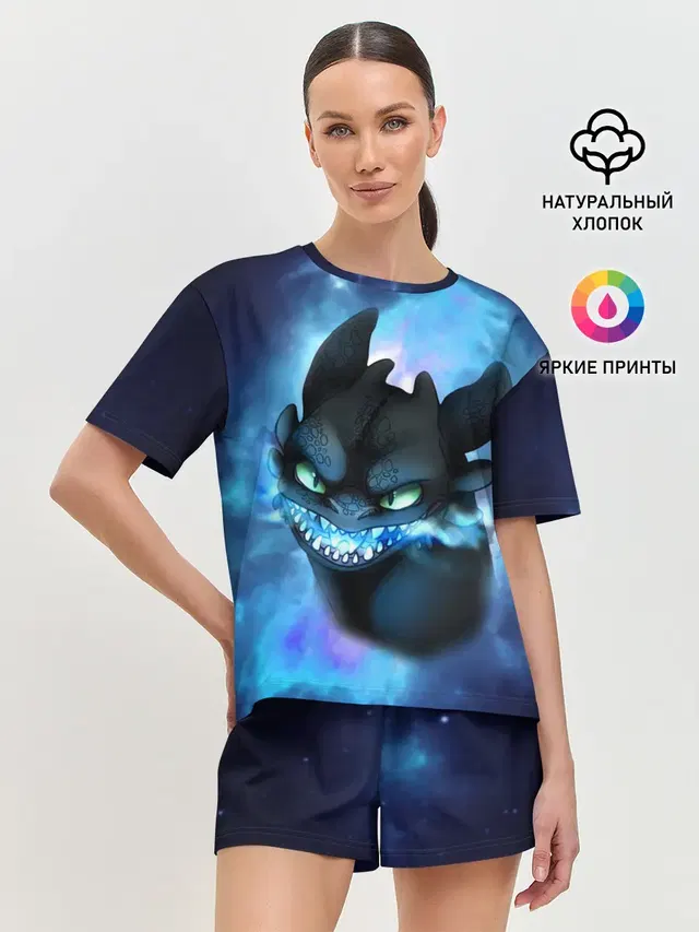 Женская пижама с шортами