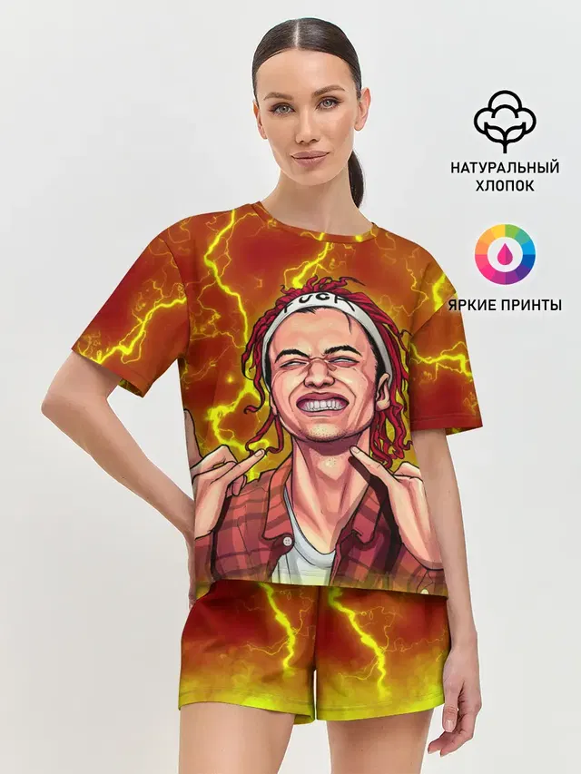 Женская пижама с шортами