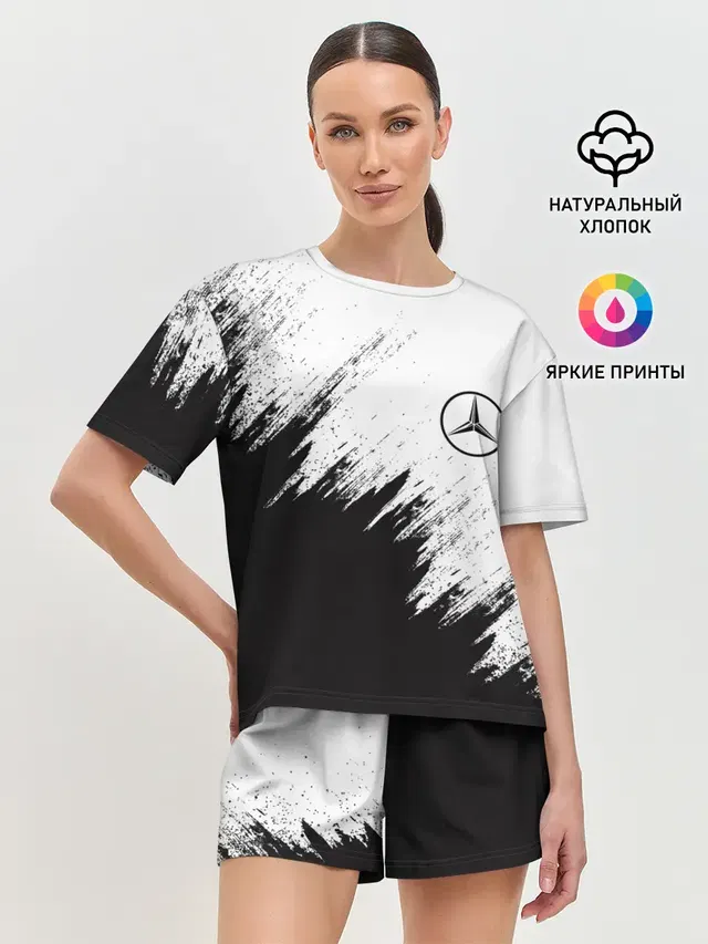 Женская пижама с шортами