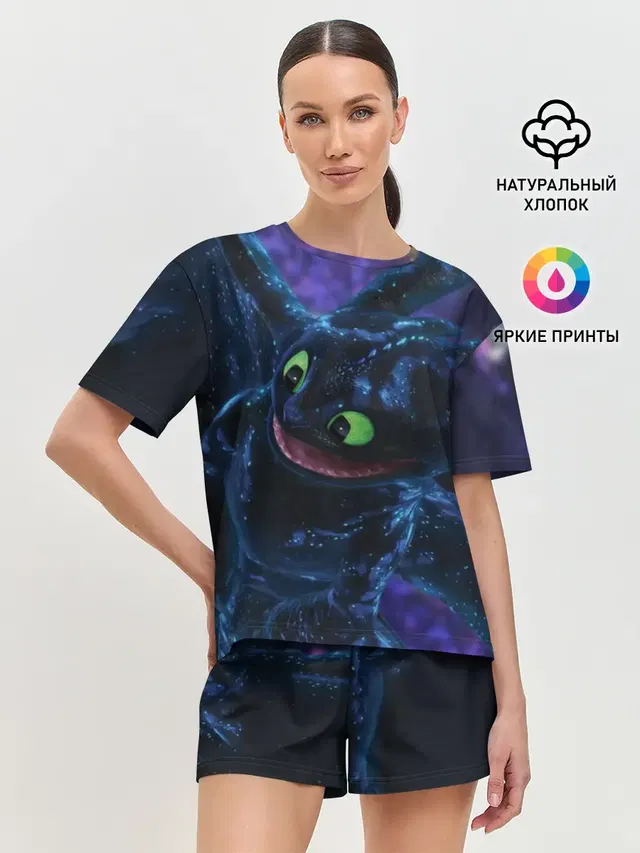 Женская пижама с шортами