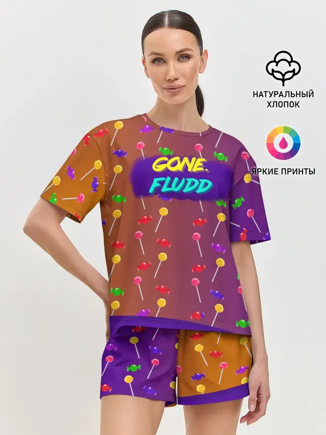Женская пижама с шортами