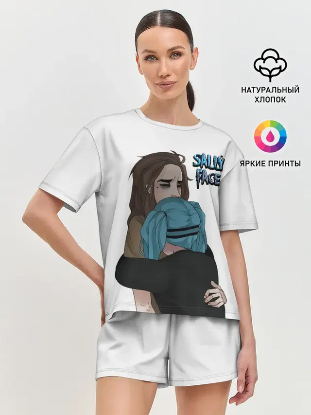 Женская пижама с шортами