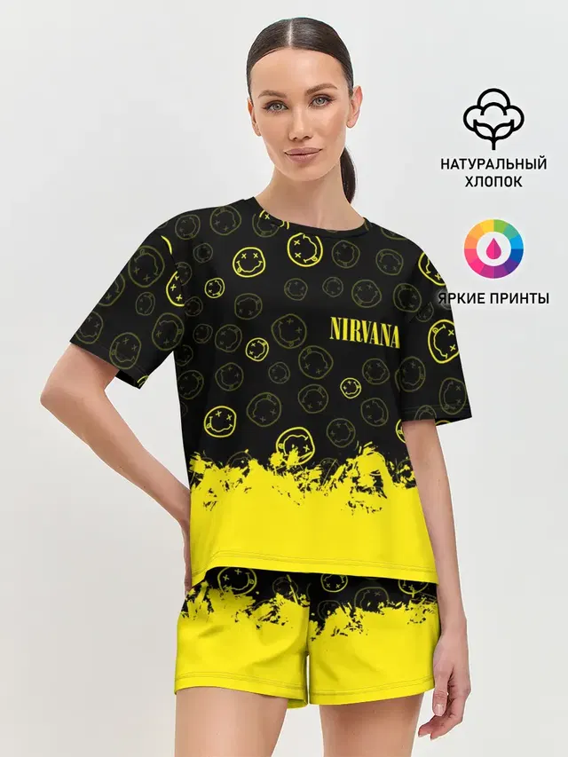 Женская пижама с шортами