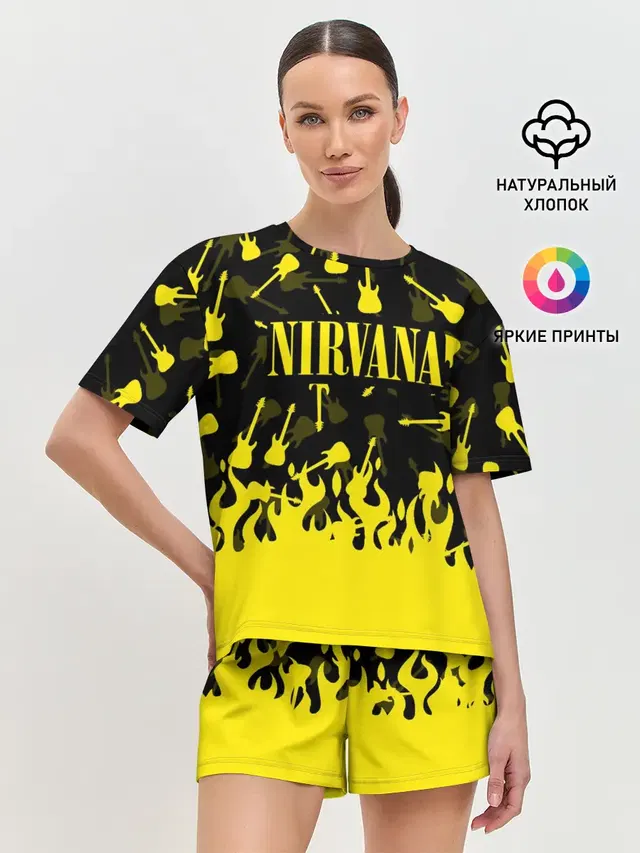 Женская пижама с шортами