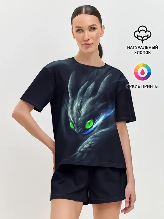 Женская пижама с шортами