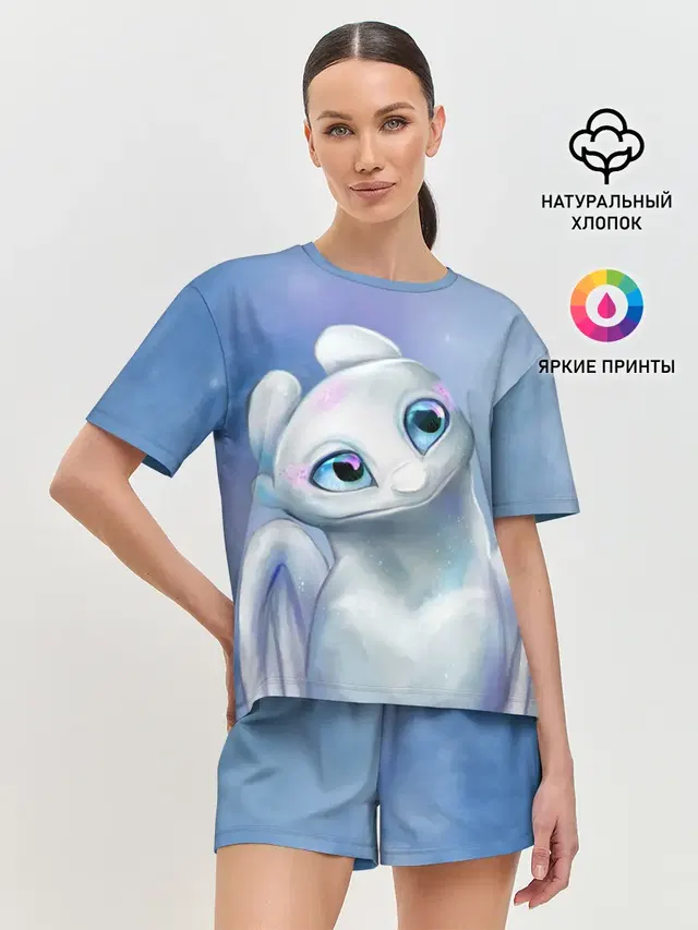 Женская пижама с шортами
