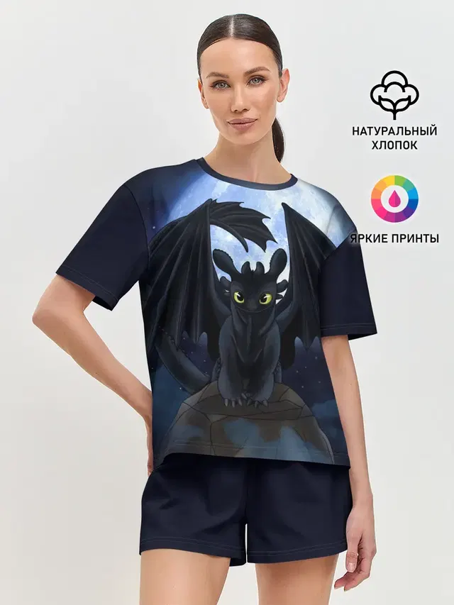 Женская пижама с шортами