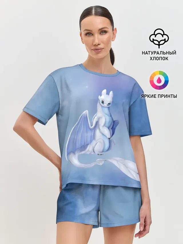 Женская пижама с шортами