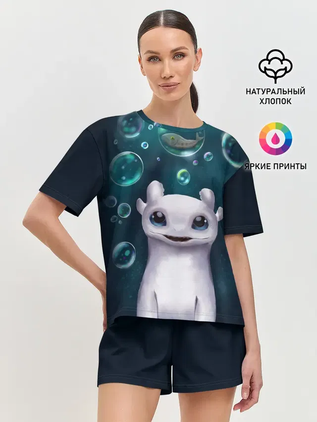 Женская пижама с шортами