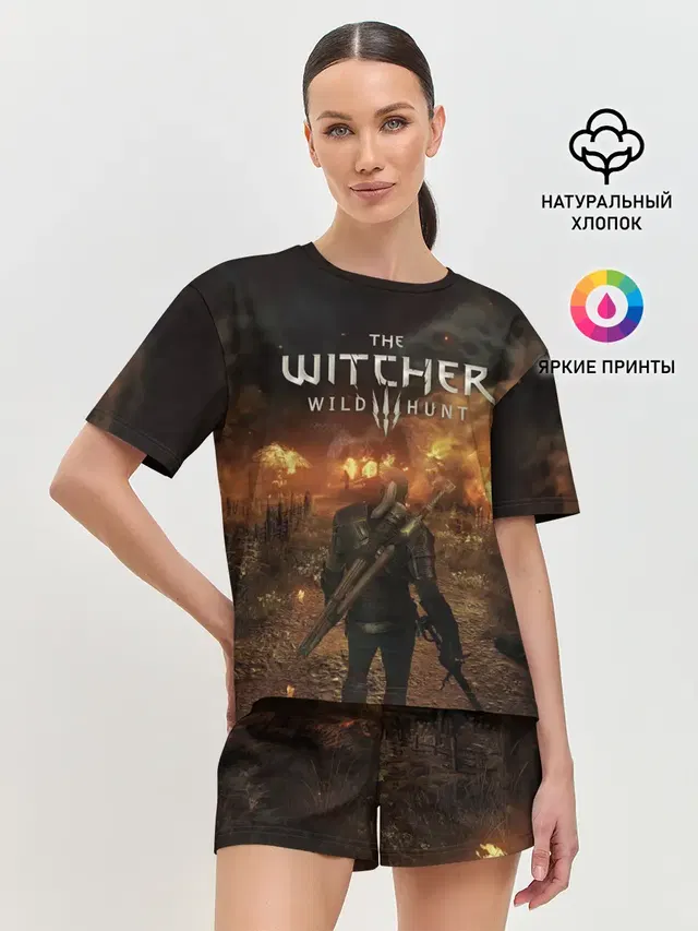 Женская пижама с шортами