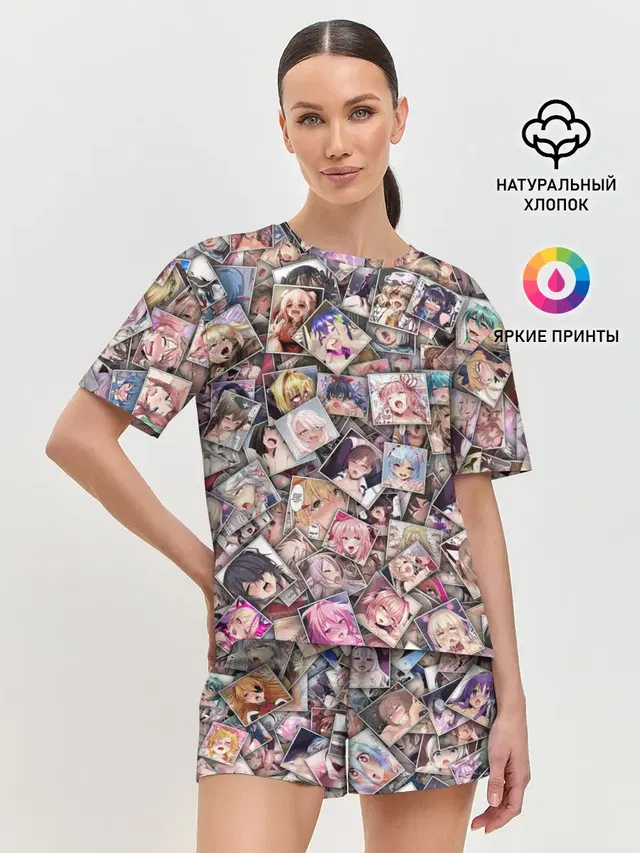 Женская пижама с шортами