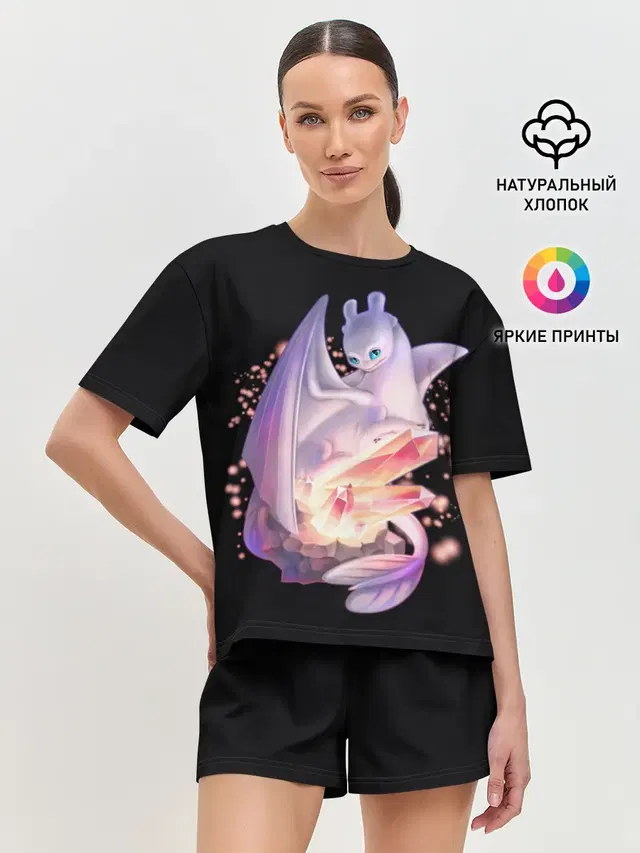 Женская пижама с шортами