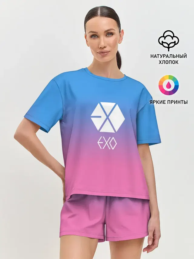 Женская пижама с шортами