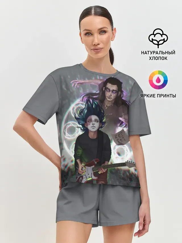 Женская пижама с шортами
