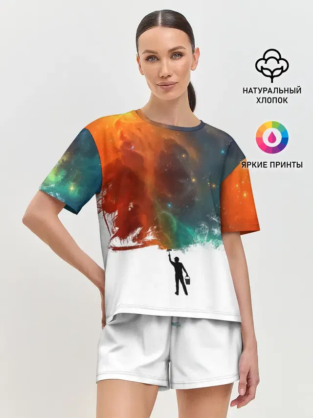 Женская пижама с шортами