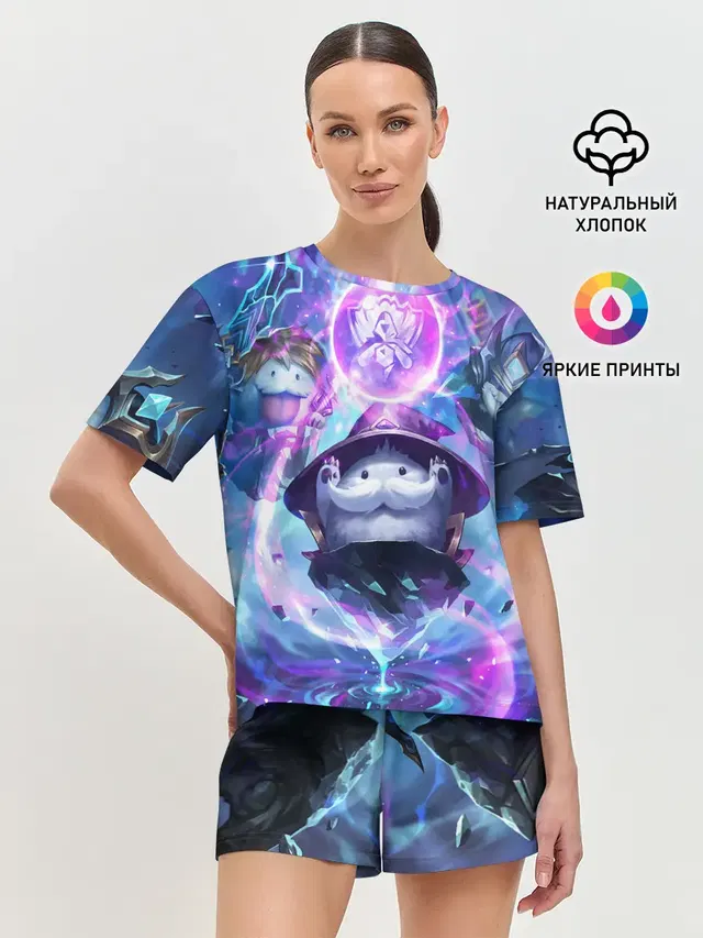 Женская пижама с шортами