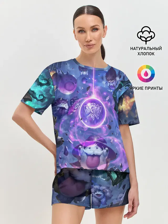 Женская пижама с шортами