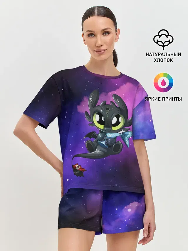 Женская пижама с шортами