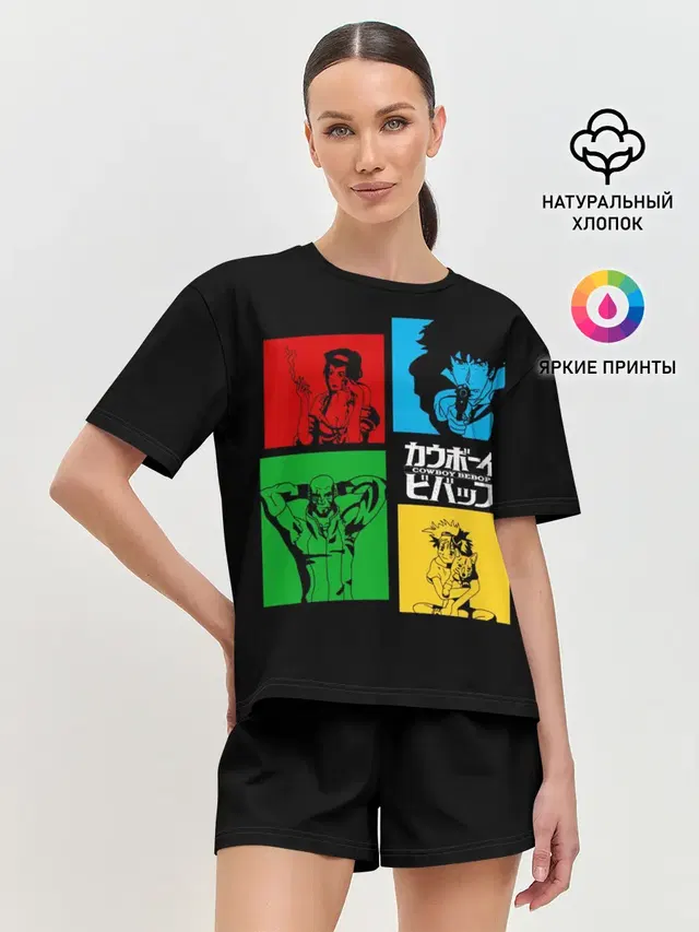Женская пижама с шортами