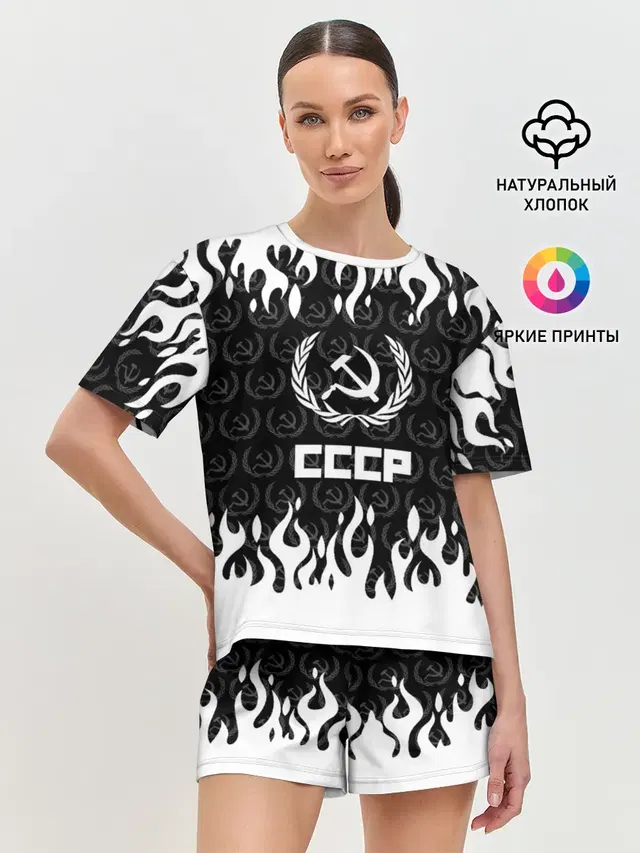 Женская пижама с шортами