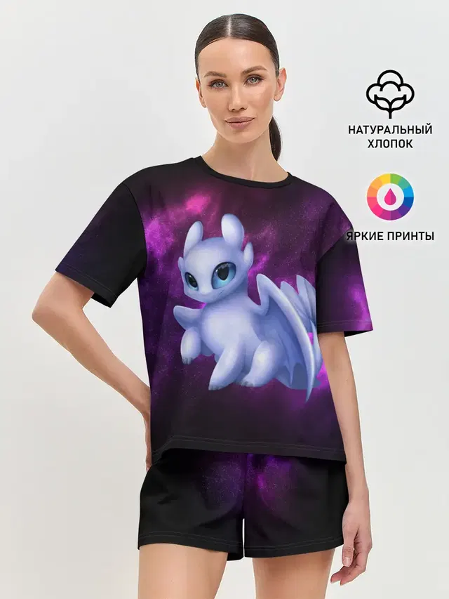 Женская пижама с шортами