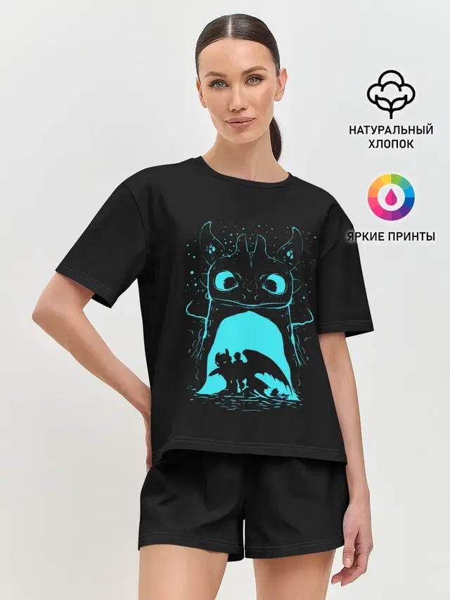 Женская пижама с шортами