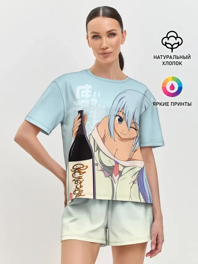 Женская пижама с шортами