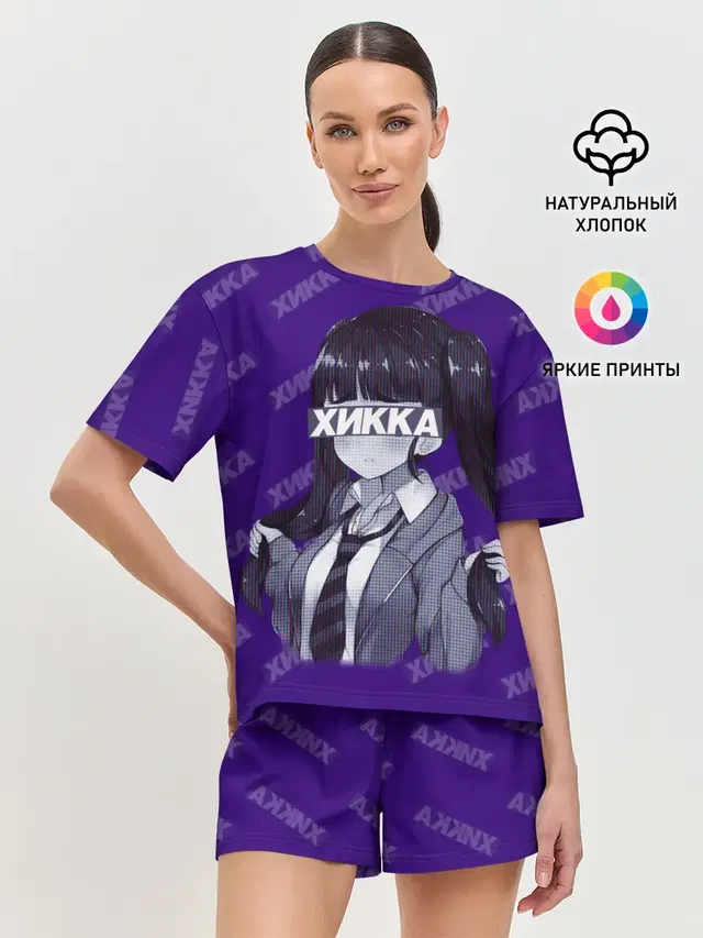 Женская пижама с шортами