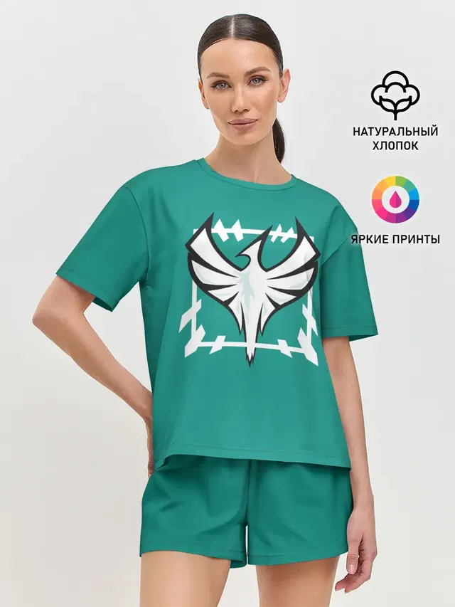 Женская пижама с шортами