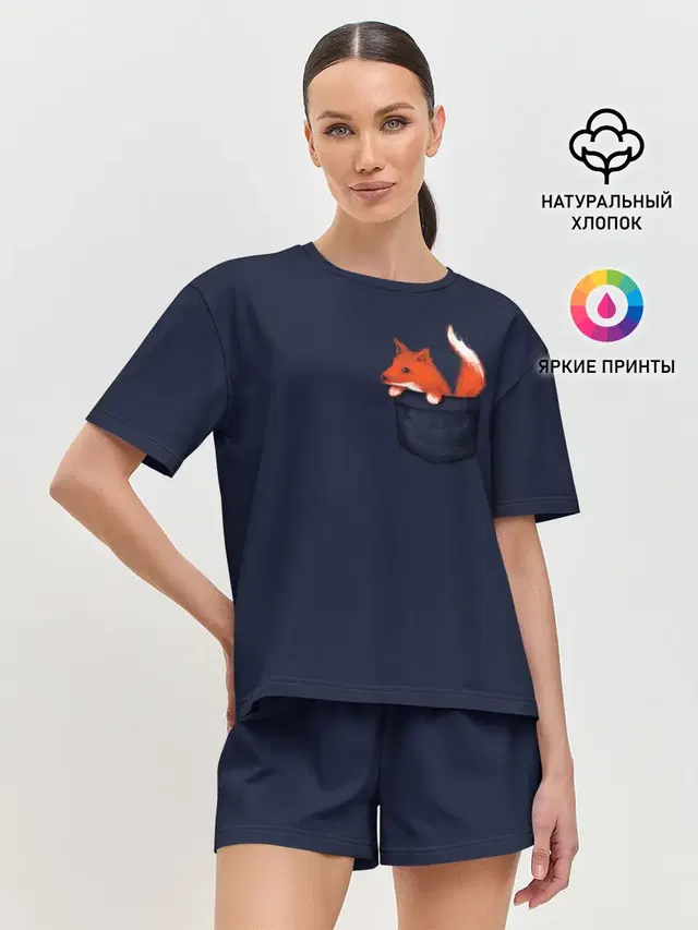 Женская пижама с шортами