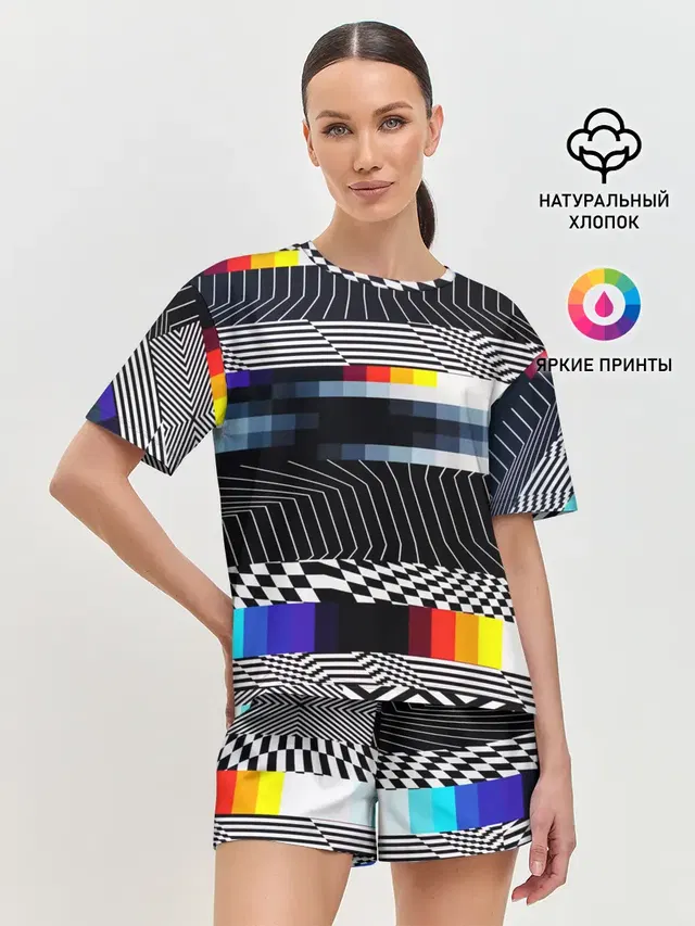Женская пижама с шортами