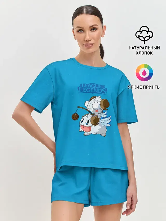 Женская пижама с шортами