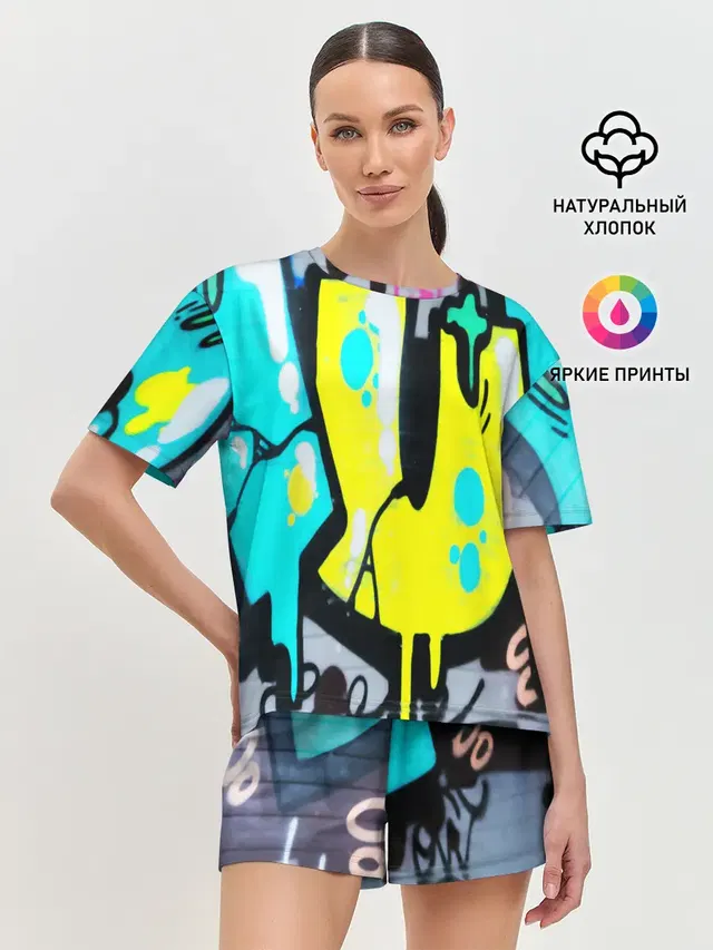 Женская пижама с шортами