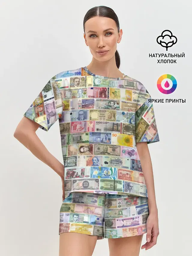 Женская пижама с шортами