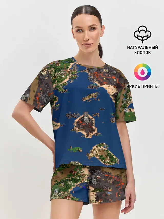 Женская пижама с шортами
