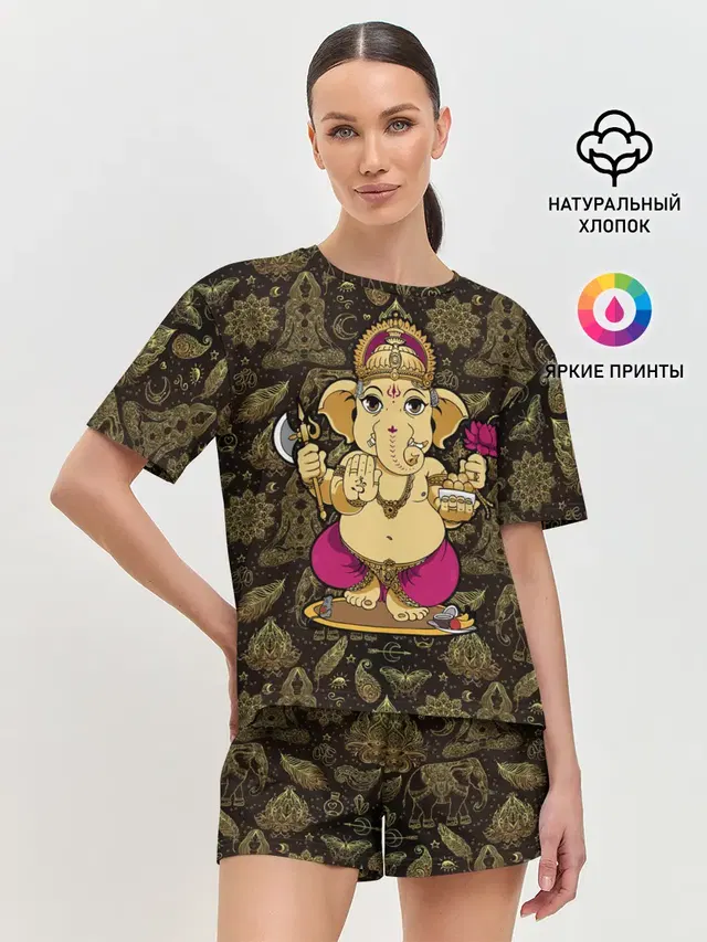Женская пижама с шортами