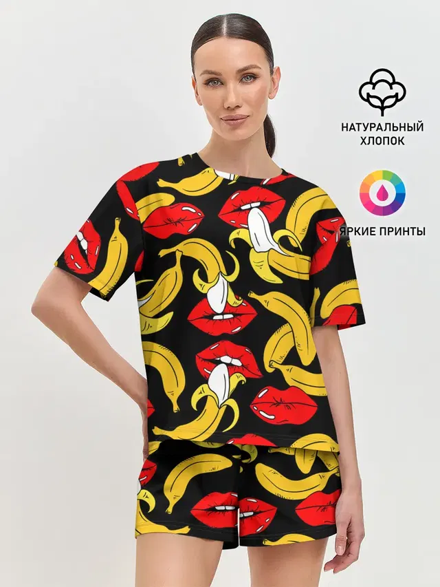 Женская пижама с шортами