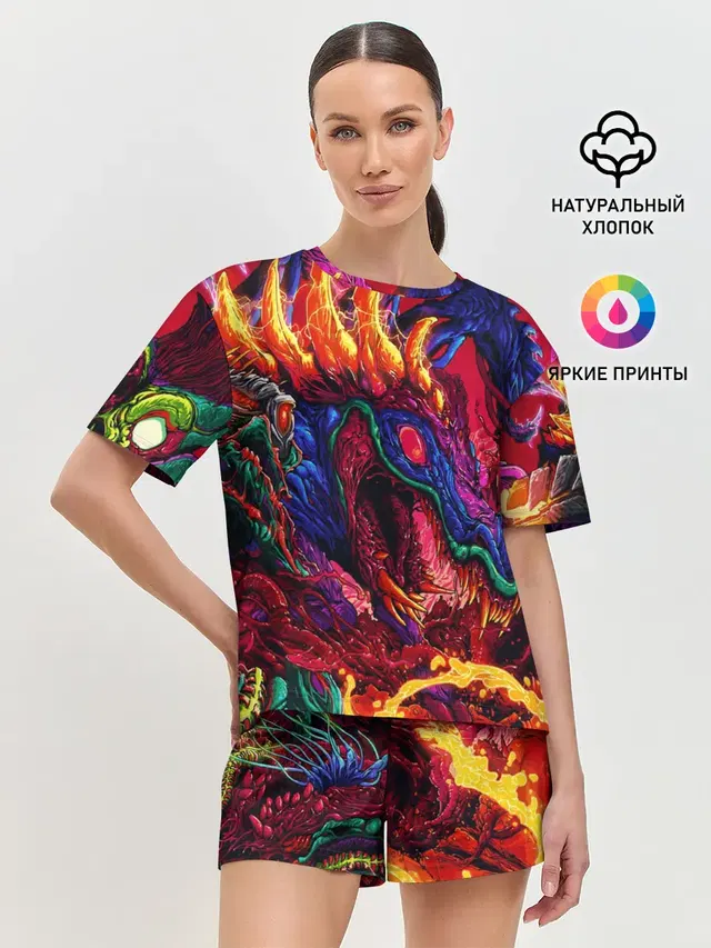 Женская пижама с шортами